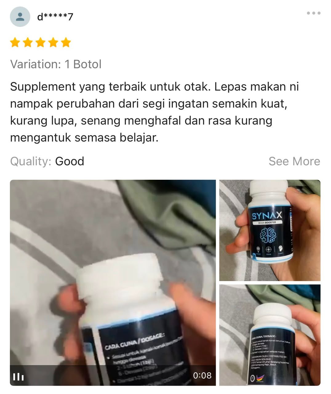 Ulasan pelanggan 1